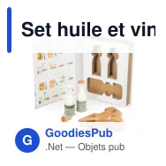 Set huile et vinaigre personnalisable pour salades avec logo - Bois - Miniature 2