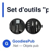 Set d'outils personnalisable en forme de pneu 25 pièces - Marvinavec logo - Miniature 3