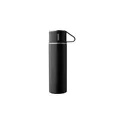Variante noir - Set de bouteille isotherme et tasses personnalisables avec logo