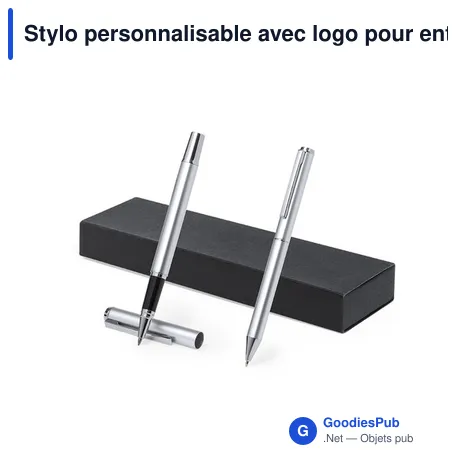 Stylo personnalisable avec logo pour entreprises - Set Darma