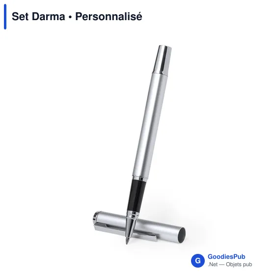 Stylo personnalisable avec logo pour entreprises - Set Darma - Image 4