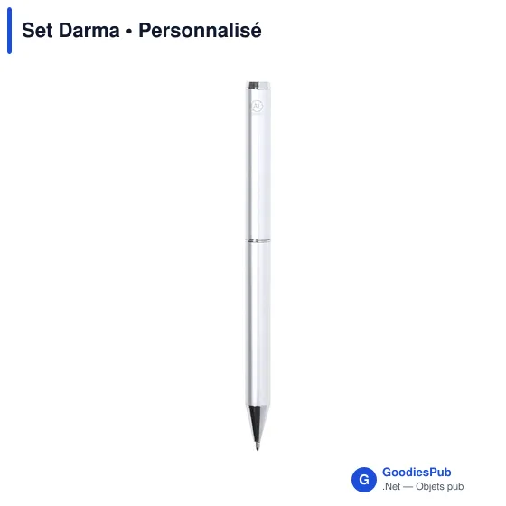 Stylo personnalisable avec logo pour entreprises - Set Darma - Image 5
