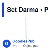 Stylo personnalisable avec logo pour entreprises - Set Darma - Miniature 6
