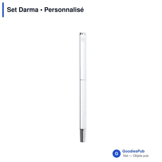 Stylo personnalisable avec logo pour entreprises - Set Darma - Image 6