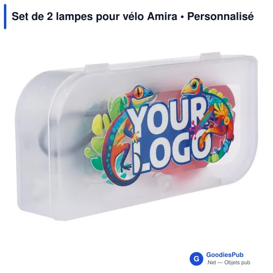 Set de 2 lampes pour vélo Amira - Image 2