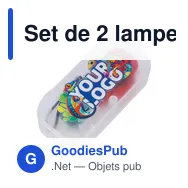 Set de 2 lampes pour vélo Amira - Miniature 3