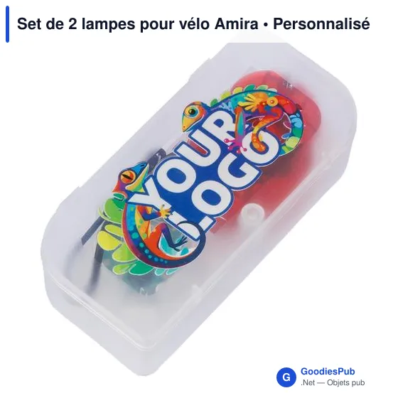 Set de 2 lampes pour vélo Amira - Image 3