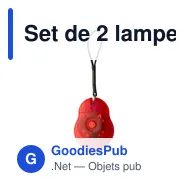 Set de 2 lampes pour vélo Amira - Miniature 4