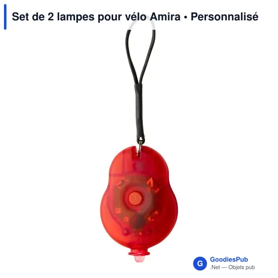 Set de 2 lampes pour vélo Amira - Image 4