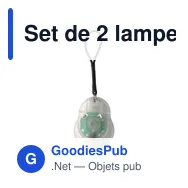Set de 2 lampes pour vélo Amira - Miniature 5