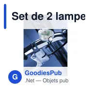 Set de 2 lampes pour vélo Amira - Miniature 6