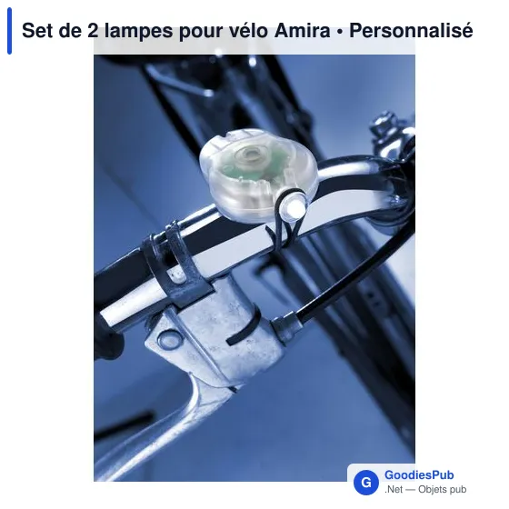 Set de 2 lampes pour vélo Amira - Image 6