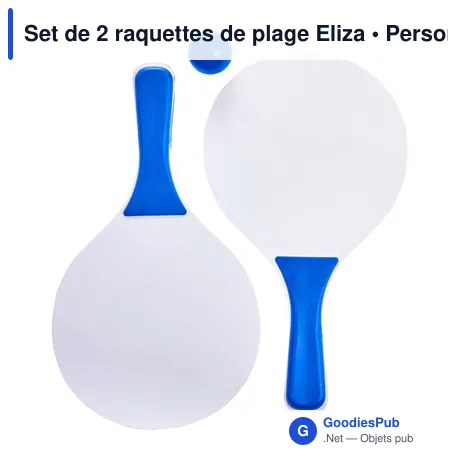 Set de 2 raquettes de plage Eliza