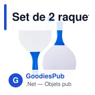 Set de 2 raquettes de plage Eliza - Miniature 2