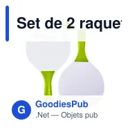Set de 2 raquettes de plage Eliza - Miniature 11