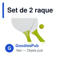 Set de 2 raquettes de plage Eliza - Miniature 12
