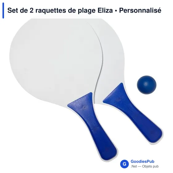 Set de 2 raquettes de plage Eliza - Image 3