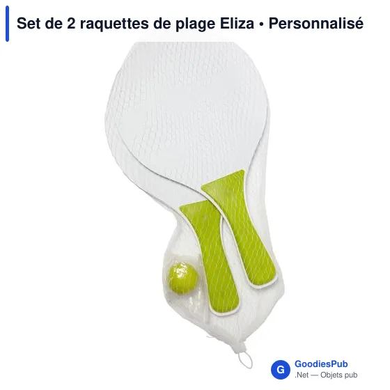 Set de 2 raquettes de plage Eliza - Image 5
