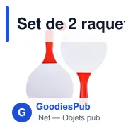 Set de 2 raquettes de plage Eliza - Miniature 6
