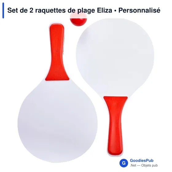 Set de 2 raquettes de plage Eliza - Image 6