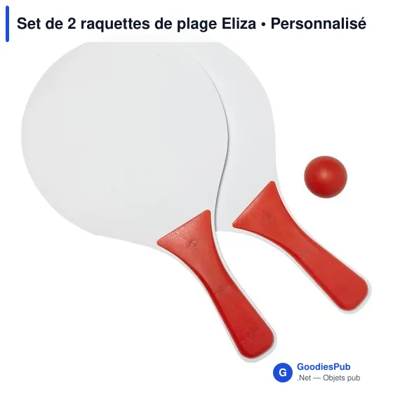 Set de 2 raquettes de plage Eliza - Image 7