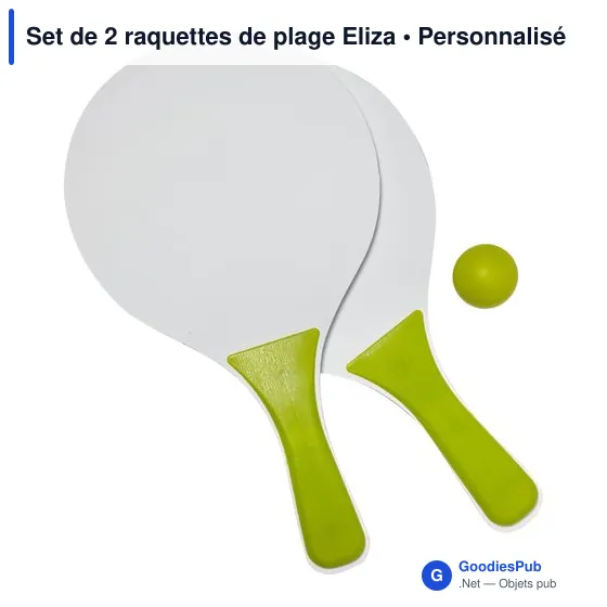 Set de 2 raquettes de plage Eliza - Image 8
