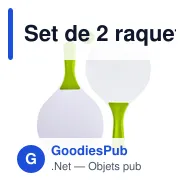 Set de 2 raquettes de plage Eliza - Miniature 10