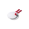 Variante rouge - Set de 2 raquettes de plage grand modèle Fabien