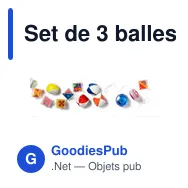 Set de 3 balles de jonglage Amiya - Miniature 3