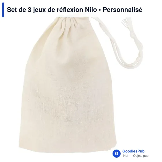 Jeux de réflexion personnalisables Nilo avec logo - Set de 3 - Image 2