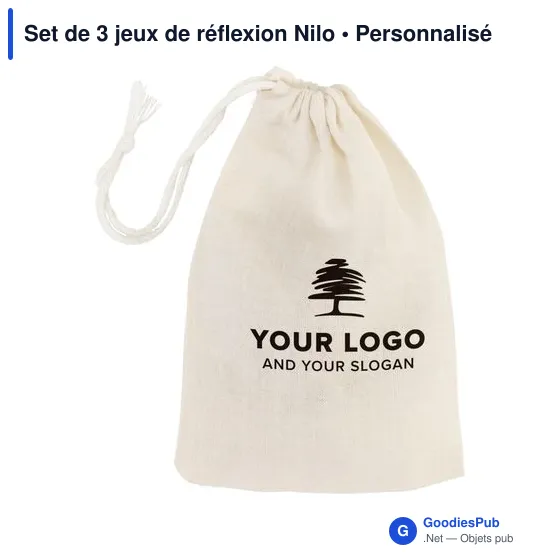 Jeux de réflexion personnalisables Nilo avec logo - Set de 3 - Image 5