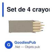 Set de 4 crayons Kai - Miniature 1