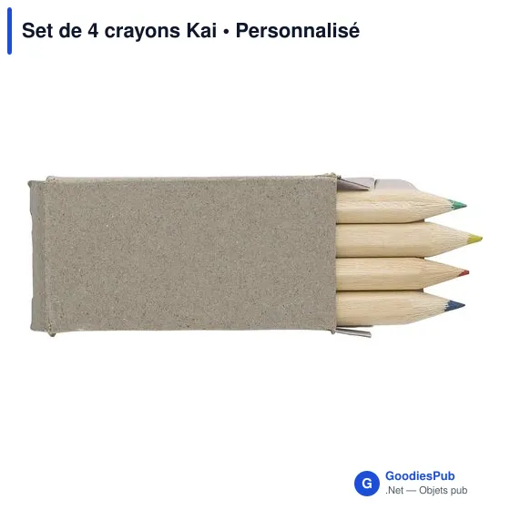 Set de 4 crayons Kai - Image 1
