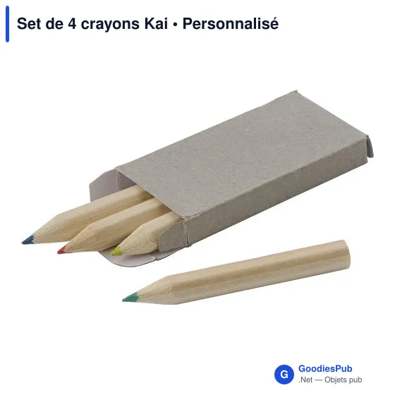 Set de 4 crayons Kai - Image 2