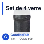 Set de 4 verres à shot en inox Benjamin - Miniature 5