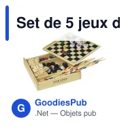 Set de 5 jeux dans un coffret Cherie - Miniature 1