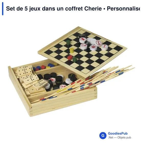 Set de 5 jeux dans un coffret Cherie - Image 2