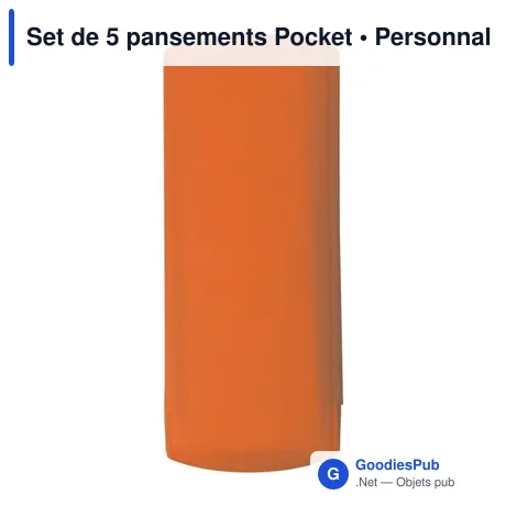Set de 5 pansements Pocket