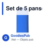 Set de 5 pansements Pocket - Miniature 2