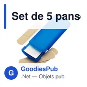 Set de 5 pansements Pocket - Miniature 3