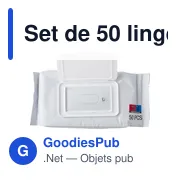 Lingettes désinfectantes personnalisables Estella avec logo - Miniature 5
