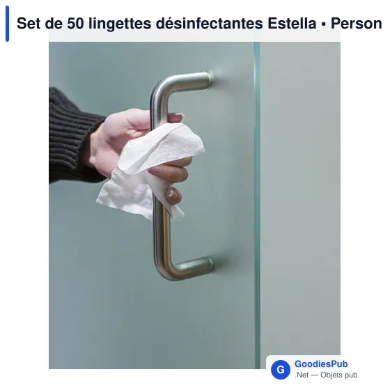 Lingettes désinfectantes personnalisables Estella avec logo - Image 8