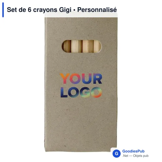 Set de 6 crayons Gigi - Image 3