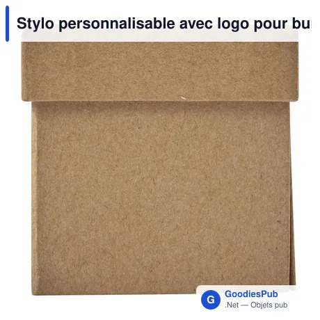 Stylo personnalisable avec logo pour bureau - Set de bureau Vicky