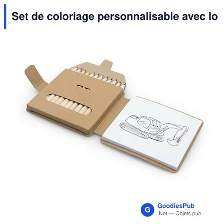 Set de coloriage personnalisable avec logo | Alondra