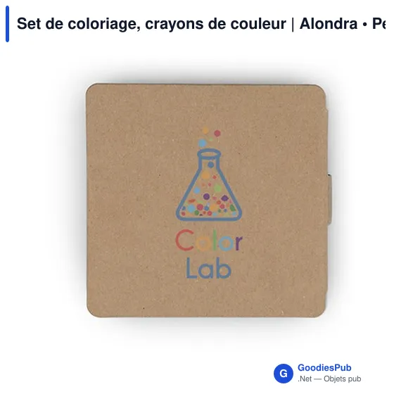 Set de coloriage personnalisable avec logo | Alondra - Image 5