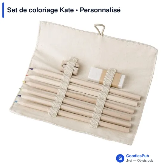 Set de coloriage personnalisable avec logo - Kate - Image 2