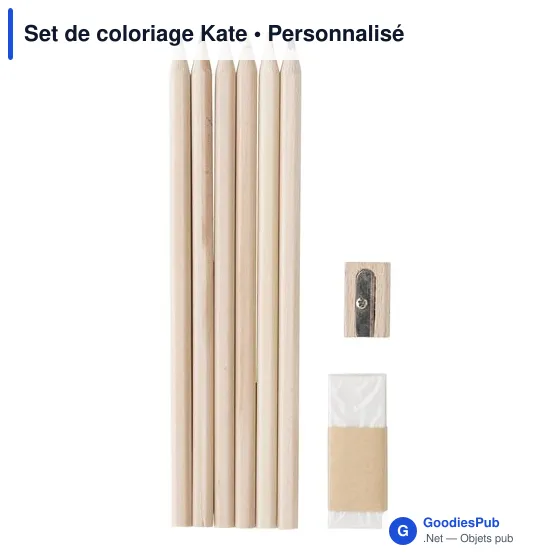 Set de coloriage personnalisable avec logo - Kate - Image 4