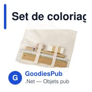 Set de coloriage personnalisable avec logo - Set de bureau Shai - Miniature 2