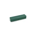 Variante Vert foncé - Set de couverts réutilisables personnalisable en PP avec logo - Étui compact